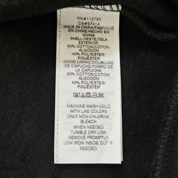 True Religion Full Zip Hoodie Men's XL NWT Black Long Sleeve Gold Sleeve - Picture 13 of 15